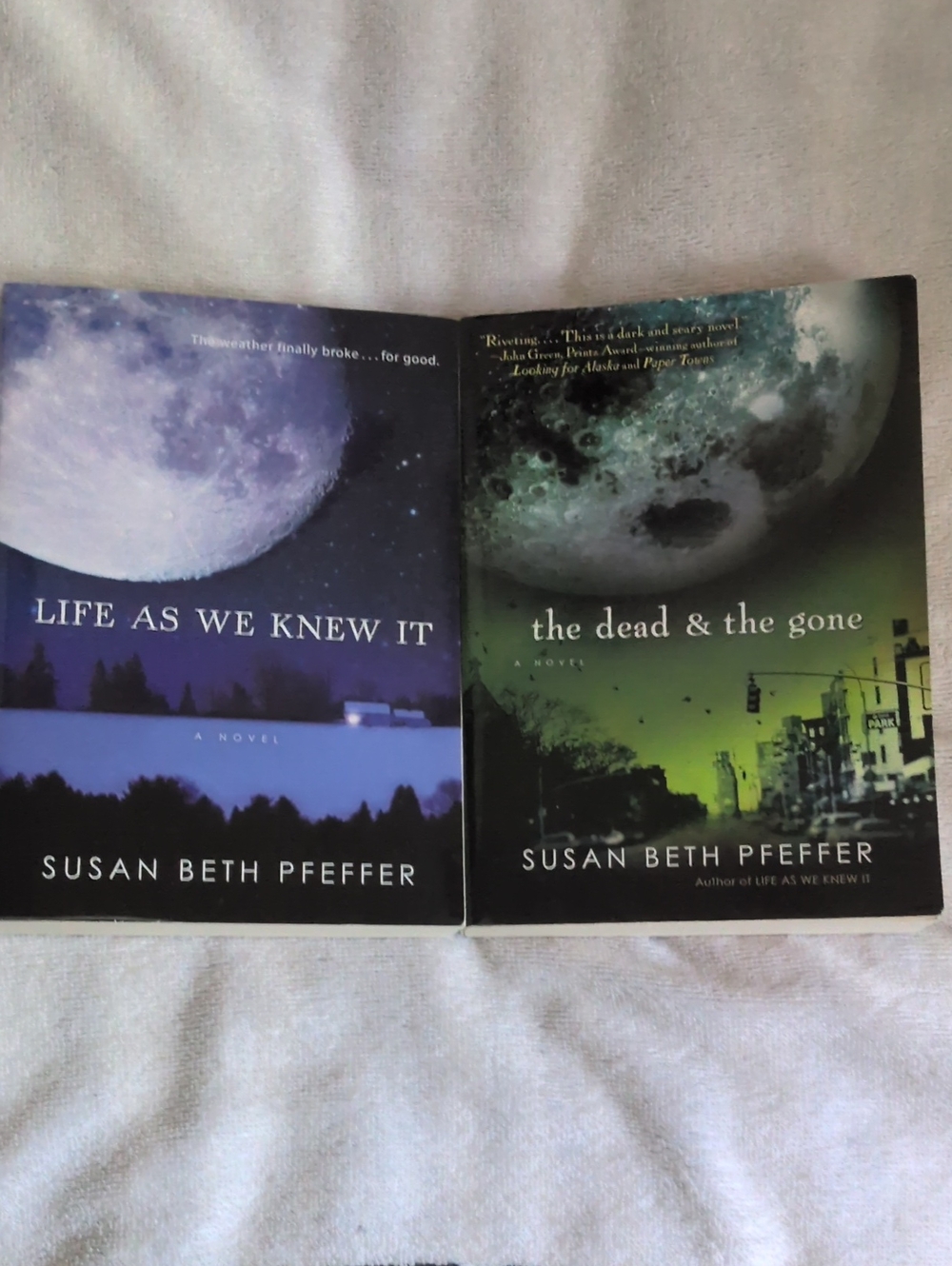 Lot of 2 Life As We Knew It/Last Survivors Series Paperback YA Novels